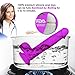 9.5 Inch Realistic Dildo, Dual Density Liquid Silicone Lifelike Penis with Strong Suction Cup for Hands-Free Play Flexible Cock Harness Strap-on Compatible Sex Toys for Vaginal and Anal Play (Purple)