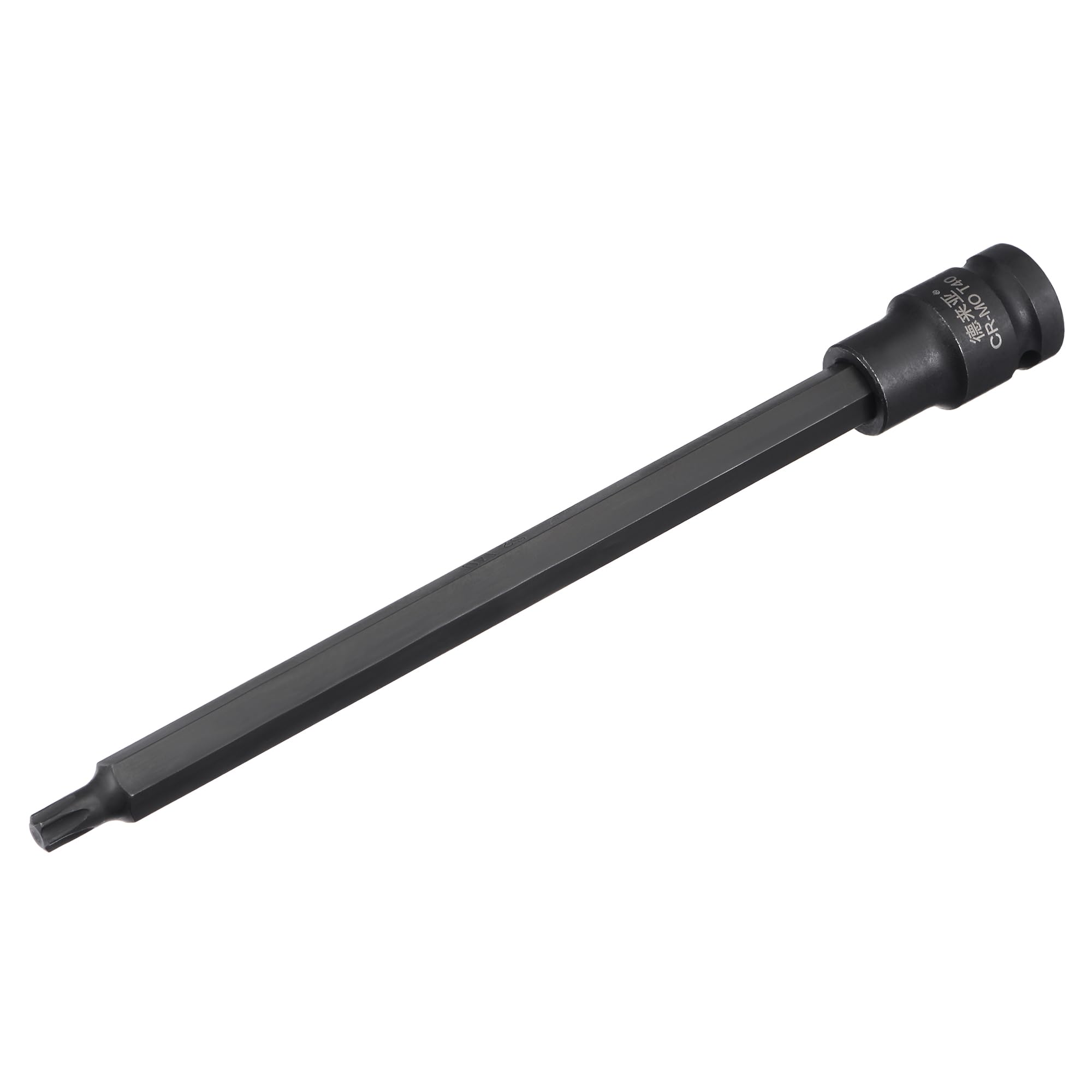 sourcing map 1/2" Drive x T40 Torx Bit Socket, S2 Steel Bits, Cr-Mo Sockets 8" Length (for Hand Use Only)