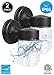 LIT-PaTH™ 2-Pack LED Wall Lantern, Jelly Jar Light, 9.5W (75W Equivalent) , 800 Lumens, Waterproof and Outdoor Rated, ETL and Energy Star Qualified