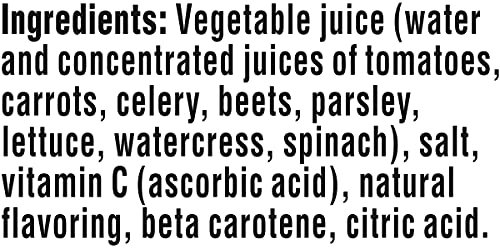 V8 ORIGINAL 100% VEGETABLE JUICE, 46 OZ.