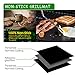 Positivelife BBQ Grill Mat Pack of 6, Non-stick Barbecue Grill Pad & Baking Oven Mat as Electric, Gas and Charcoal Grill Mat- Heavy Duty, Reusable, Easy to Clean - Extended warranty - 15.75 x 13 Inch