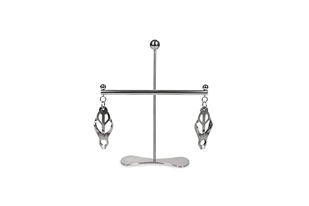 Extremer Nippelspanner als Folter-Sexspielzeug aus Metall für Lustschmerz