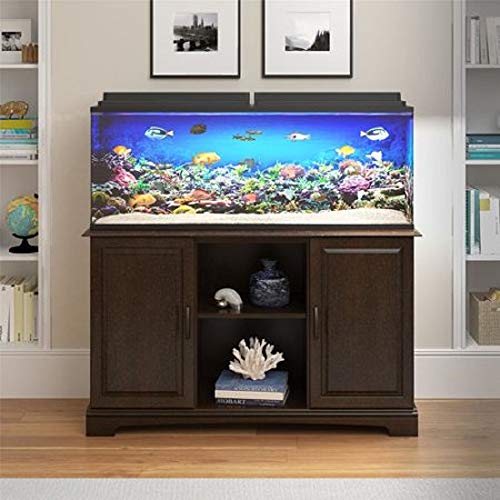 Stand for Aquarium Tank 75 Gallons Espresso Color Rectangle Shape Made from Wood – Skroutz Deals