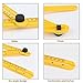 Aonesy Multi Angle Measuring Ruler, Template Measurement Tool for All Angles Shapes,Multi Functional Ruler Best for Craftsmen Handymen Builders Carpenter DIY(Yellow,2Pack)