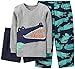 Carter's Baby Boys' 3 Piece Graphic PJ Set (Baby) - Alligator