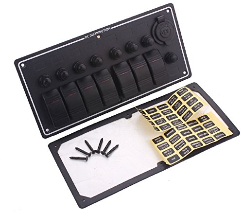 Amarine-made-7-Gang-Aluminium-LED-Rocker-CIG-Socket-Circuit-Breaker-Waterproof-Marineboatrv-Switch-Panel Amarine-made-7-Gang-Aluminium-LED-Rocker-CIG-Socket-Circuit-Breaker-Waterproof-Marineboatrv-Switch-Panel
