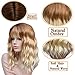 Akali Ombre Blonde Wigs for Women Natural Looking with a Satin Healthy Sheen Heat Resist Synthetic 14inch Curly Short Bob Wig with Air Bangs Blonde Wig for Daily Use