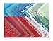 Paperhues Blue-Green-Red Celebration Collection Handmade Scrapbook Papers 8.5x11