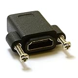 kenable HDMI Panel Mount Coupler v1.4 3D Compatible Female to Female Adapter