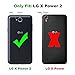 J&D Case Compatible for LG X Charge/X Power 2/Fiesta 2/LG Fiesta/LG V7 Case, Heavy Duty Dual Layer Hybrid Shockproof Protective Rugged Bumper Case for LG X Power 2 Case, Not for LG X Power/X Power 3