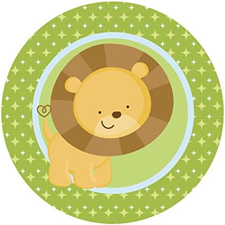 Jungle Safari {Lion} 10" Kid-safe Melamine Plate