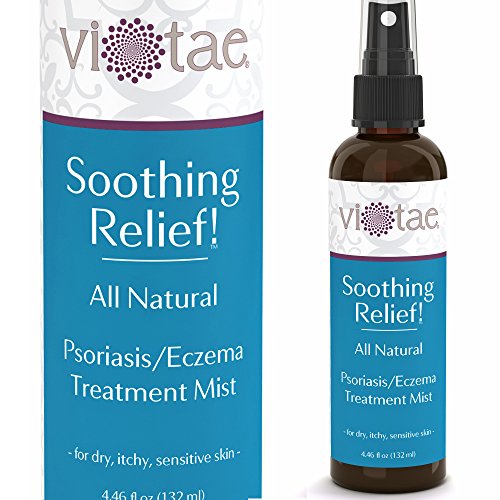 100% Natural Psoriasis-Eczema Treatment Healing & Relief Mist - Gentle, Fast Acting -  Soothing Relief!  by Vi-Tae - Effective Relief Of Psoriasis, Eczema, Dermatitis, Itchy & Dry Skin - 4.46oz