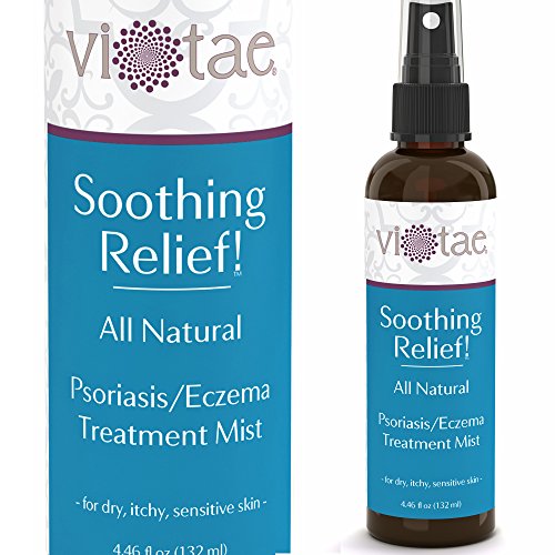 100% Natural Psoriasis-Eczema Treatment Healing & Relief Mist - Gentle, Fast Acting - 'Soothing Relief!' by Vi-Tae - Effective Relief Of Psoriasis, Eczema, Dermatitis, Itchy & Dry Skin - 4.46oz