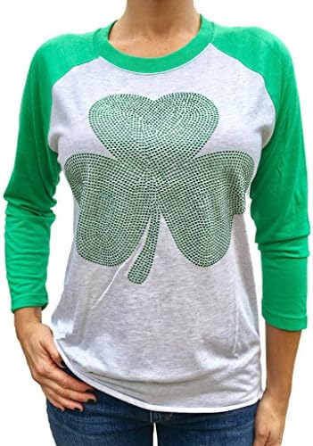 SoRockWomen's Studded Shamrock St. Patrick's Day Tshirt