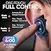 Upgraded True Wireless Earbuds - 30 Hours Total with Strong Bluetooth 5.0, IPX8 Waterproof TWS Stereo Headphones in-Ear Built-in Mic Headset Premium Sound with Deep Bass for Sport, Gym, Running