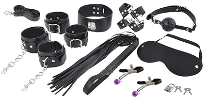 Iso Trade Bondage Set 12 Teilig Fesselset Sexspielzeug Schlafzimmer Fun #5189