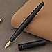 erofa HERO Matte Black Fountain Pen, Ripple Mark Iridium Fine Nib Point with Luxury Gift Box