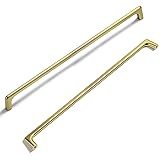 Goo-Ki Brushed Gold Cabinet Pulls with 12.6'' Hole