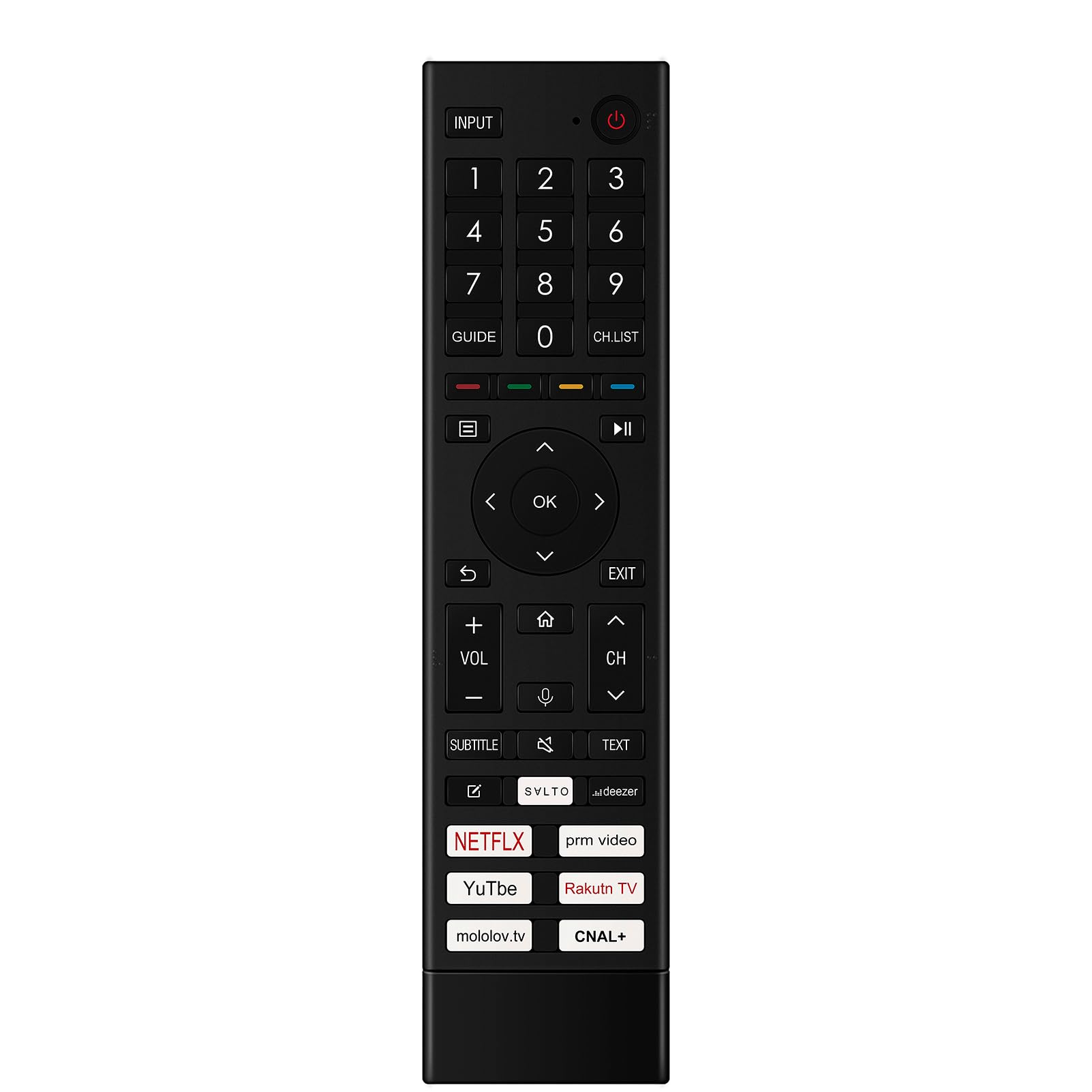 VINABTY ERF3AB80H Replacement Voice Remote Compatible with Hisense TV 50A60GEVS 55A60GEVS 60A60GEVS 75A60GEVS 43A56FEVS