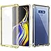 Ztotop Case for Samsung Galaxy Note 9Hybrid Protective Clear Case Anti-Scratch Shockproof Rugged Hard Back Cover with Soft TPU Bumper Cushion for Samsung Galaxy Note 9, Yellow
