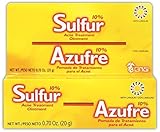 Grisi Sulfur Acne Treatment Ointment | Sulfur Ointment for Severe Acne Treatment, Helps to Clear Up Pimples and Blemishes; 0.70 Ounces