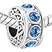 ThirdTimeCharm September Birthstone Spacer Charm Beads For European Charm Bracelets