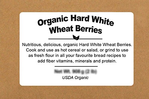 Organic Hard White Wheat Berries, 5 Pounds - USDA Certified Organic | Non-GMO | Vegan - Thumbnail 3