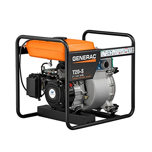 Generac 6920 T20-S 2-Inch Trash Pump with 211cc OHC Subaru Engine