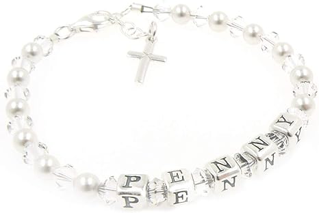 childrens christening bracelet