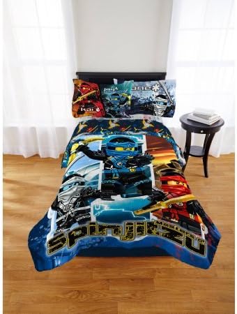 Lego Ninja 'Ultimate Warrior' Reversible Twin/Full Comforter and Full Sheets