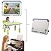Adoy Music Sheet Stand, Book Reading Stand, Portable, Foldable and Adjustable Holder for Reading, Cook Book，Document With Foldable Legs - Beige Blue (silver)