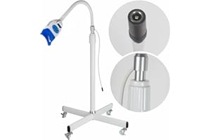 Enshey LED Teeth Whitening Light Dental Mobile Cold LED Light Lamp Bleaching Accelerator Holding on Table LED Teeth Whitening Machine, Ship from USA, 2-4 Days Delivery