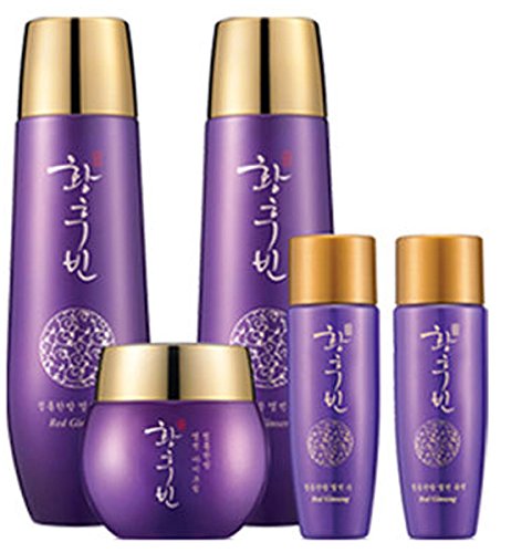 HWANGHOOBIN Oriental Red Ginseng Skincare set Skin Emulsion Cream