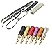 Timibis 6Pcs 4 Pole 3.5mm Male Repair Headphone Stereo Jack Plug Metal Audio Soldering & Spring Connector Adaptor Tool