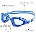 Pulabecs Swim Goggles With Anti-Fog UV Clear Lenses For Man And Women PGA0326 (blue)