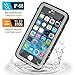 meritcase iPhone 5S Waterproof Case, IP68 iPhone SE/5S/5 Waterproof Shockproof Dirtproof Snowproof Screen Protector Cover for Snow Skiing Swimming (Black)