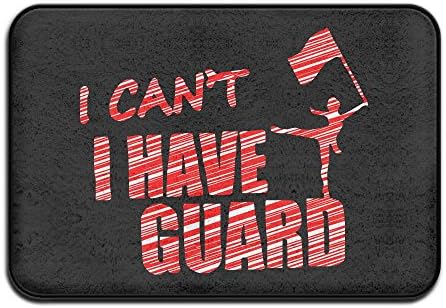 I Can't I Have Guard Marching Band Non Slip Doormat Entrance Mat Floor Mat Rug Dirt Trapper Mats 15.7"x23.6"