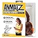 ReTrak Retractable Animalz Tangle-Free, Volume Limiting (85 dB) Over Ear Headphones for Kids, Brown Dog (ETAUDFDOG)