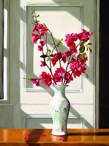 Andrew McNeile Jones Japanese Blossom Chinese Vase 60x80cm Canvas Print