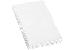 Lot de 20 feuilles de papier aquarelle 10,2 x 15,2 cm fait à la main en coton épais 300 g/m²