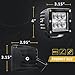 AUTOSAVER88 4PACK LED Pods 4