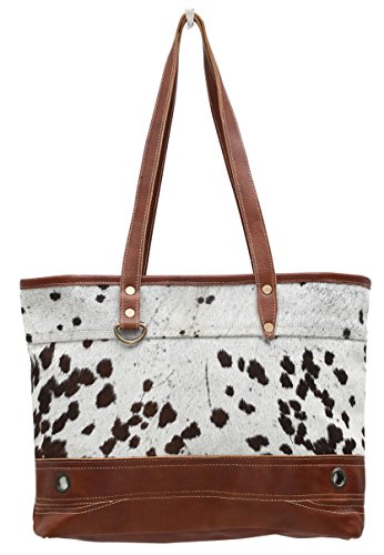 Combined Leather & Hairon Bag