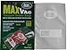 LEM Products MaxVac Quart Vacuum Sealer Bags, 8 x 12 Inches, Compatible with Major Vacuum Sealer Brands, 100 Count