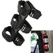 Black Fire Extinguisher Holder Roll Bar Adjustable Strap Brackets Fits for Jeep Wrangler Unlimited CJ YJ TJ LJ JK JKU JL JLU with USA Flag Pattern