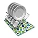 Ritz Polka Dot Reversible Absorbent Microfiber Dish Drying Mat, 21-inch by 14-inch, Assorted Cool Colors