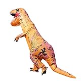 T-Rex Dinosaur Inflatable Costume for Unisex Adults Teens Blowup Fancy Outfit