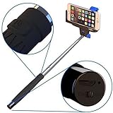 Selfie Stick For iPhone,Android,Smartphones - STICKITPRO Equipped With Built-in Bluetooth For iPhone 6,6S,5s 5c 5 4s 4 ,Samsung Galaxy