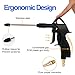 Air Blow Gun,High Flow Air Nozzle Blower Gun for Compressor with 4.9