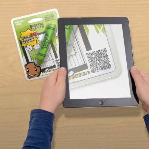 Best Stylus for Kids Fun Crayon Stylus Pen. Green Kids Stylus for