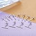 Sllaiss 6 Pairs 925 Sterling Silver Small Bar Stud Earrings Set